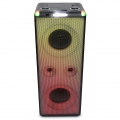 Enceinte Bluetooth Muse M-1958DJ Party Box avec CD, USB, Radio FM, Puissance 500W, Animation LED + Strobe, Microphone, Téléco