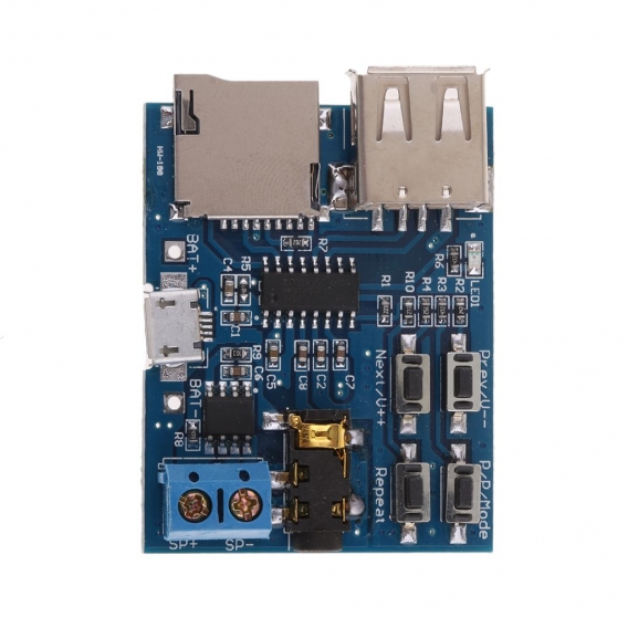 Verlustfreie MP3 Player Audio Decoder Board mit AUX, Micro Anschluss