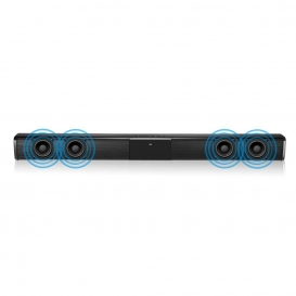 More about BT Sound Bar Kabelgebundener und drahtloser Stereo-TV Soundbar 2000-mAh-Audio-Lautsprecher mit integriertem Subwoofer Unterstuet