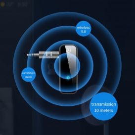 More about AUX Bluetooth Sender Empfänger 3,5mm Ausgang für TV Auto Musik Streaming Verdrahtete Lautsprecher unterstützung lange zeit musik