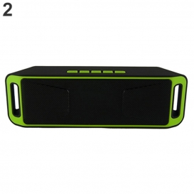 More about Tragbarer drahtloser Lautsprecher Bluetooth 4.0 Stereo-Subwoofer TF USB FM-Radio Eingebautes Mikrofon Dual-Lautsprecher Bass-Sou