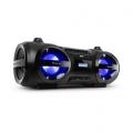 auna Soundblaster DAB Boombox Ghettoblaster , Bluetooth , Top-Loading CD-Player , SD / USB-Ports , MP3 , DAB+ / UKW-Radio , Musi