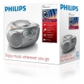 Philips AZ127/12 CD-Soundmachine silber