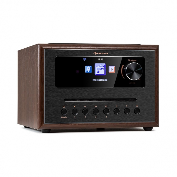 Black Star CD Cube Radio Bluetooth HCC Display schwarz