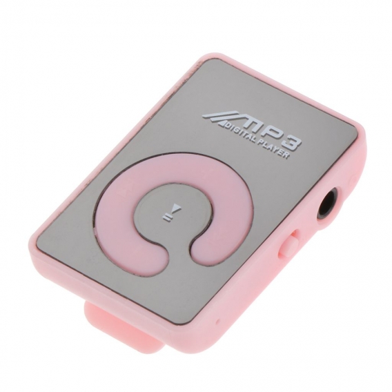 Tragbarer Clip Mini USB MP3 Musik Media Player Micro SD TF Karte Up Pink Farbe Rosa