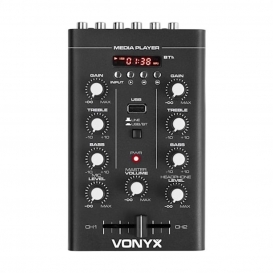 More about Vonyx STM500BT 2-Kanal DJ-Mixer - Bluetooth-Funktion , MP3-Player , USB-Port , Mikrofon-Eingang , Kopfhörer-Anschluss , 2-Band E