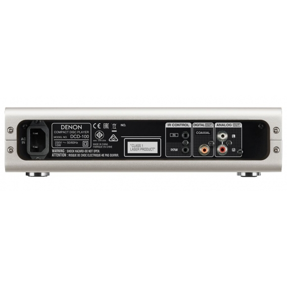 Denon DCD-100, 4,2 kg, Silber, HiFi-CD-Player