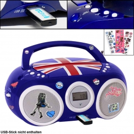 More about Jungen CD Spieler mit USB Anschluss und Radio mit Sticker