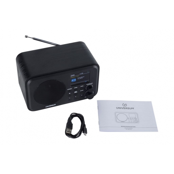 Universum DAB+ Radio DR 300-20, Akku, Bluetooth, schwarz