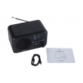 Universum DAB+ Radio DR 300-20, Akku, Bluetooth, schwarz