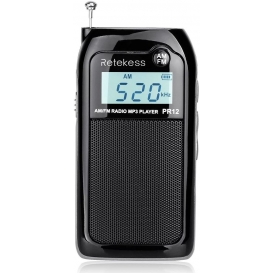 More about Retekess PR12 Tragbares radio, Digitales Taschenradio, DSP-Einstellung, Ausgezeichneter Empfang, MP3-Player, Akku 500 mAh, zum G