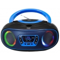 Trevi CMP 583 DAB Tragbares Stereo mit digitalem Empfänger von DAB/DAB+ und FM mit RDS, Alphanumerisches Display, CD-Player, MP3