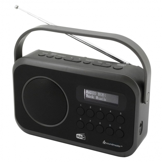 soundmaster DAB270SW Digitalradio DAB+/UKW-RDS schwarz Einschlaf-/Schlummerfunktion