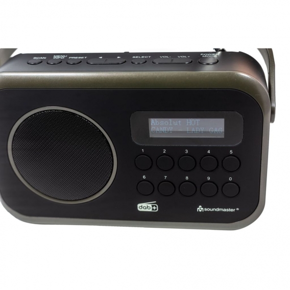 soundmaster DAB270SW Digitalradio DAB+/UKW-RDS schwarz Einschlaf-/Schlummerfunktion