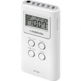 More about Sangean DT-120 weiss PLL-Pocket-Radio o. LS