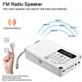 L-938 Mini-FM-Radio Digital Portable 3W Stereo-Lautsprecher MP3-Audio-Player High Fidelity Sound Qualität w / 1,5-Zoll-Display-B