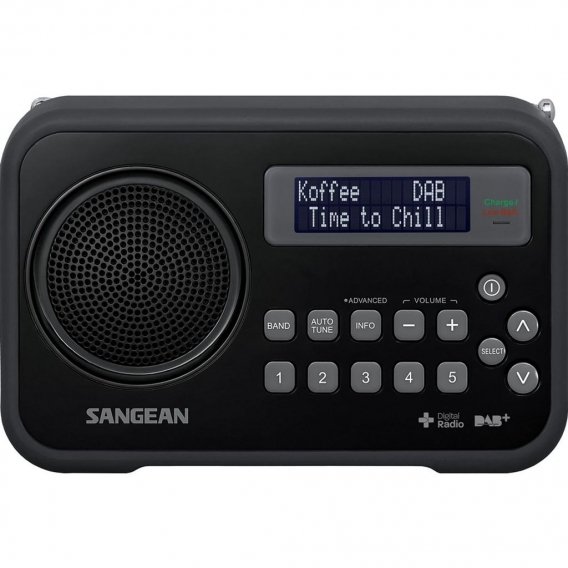 Sangean DPR-67 DAB+/FM Radio, UKW, Kopfh?rer-Ausgang, DAB+, Akkubetrieb