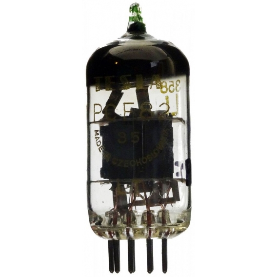 'gut' e PCF82 Triode-Pentode. Vakuum-Röhre von Tesla. ID17710