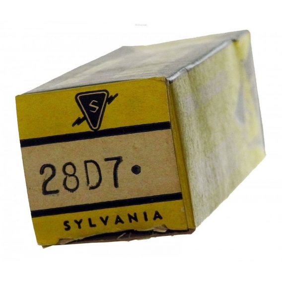 NOS/OVP: Elektronenröhre 28D7, Hersteller Sylvania ID15541