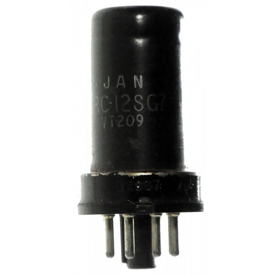 Elektronenröhre JAN CRC-12S VT-209 12SG7, Hersteller RCA ID15319