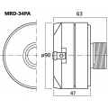 Monacor MONACOR MRD-34PA PA-Horntreiber, 35 W, 8 ? 105300