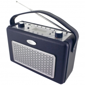 More about Soundmaster TR50 USB Retro Kofferradio mit MP3 Player, Dunkelblau