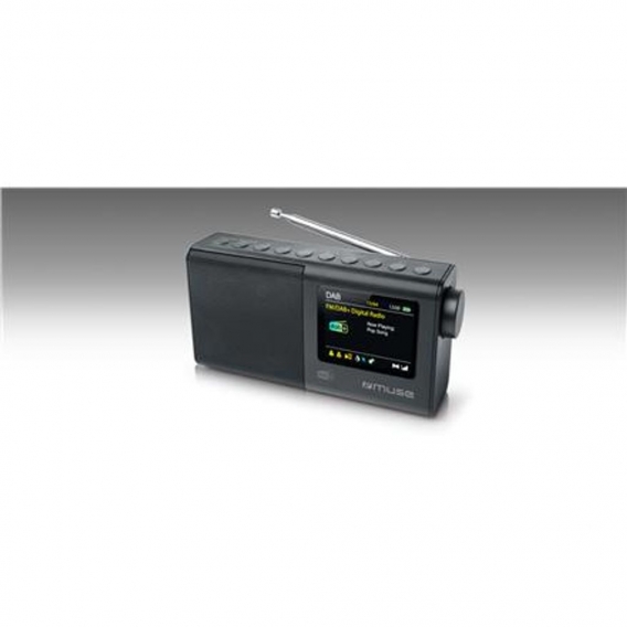 Muse Tragbares Radio M-117 DB Tragbar, Schwarz, UKW, DAB/DAB+