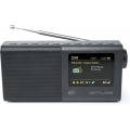 Muse Tragbares Radio M-117 DB Tragbar, Schwarz, UKW, DAB/DAB+