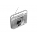 Reflexion CDR2240 silber / Tragbares CD/UKW-Radio mit AUX-IN