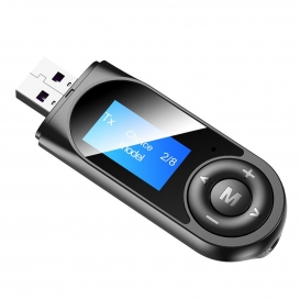 More about T13 USB Audio Transmitter Empf?nger Bluetooth 5.0 Drahtloser Musikadapter LCD-Display 3,5 mm AUX Audio Adapter mit Mikrofon fš¹r