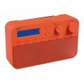 Koenig DAB+ Radio mit 20 einstellbaren Sendern und Alarmfunktion, versch. Farben Farbe: Rot