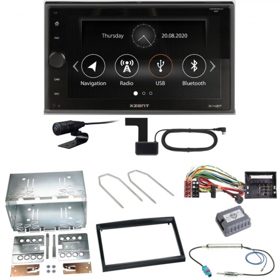 Xzent X-427 Digitalradio Bluetooth Einbauset für Peugeot 207 307 Partner Expert