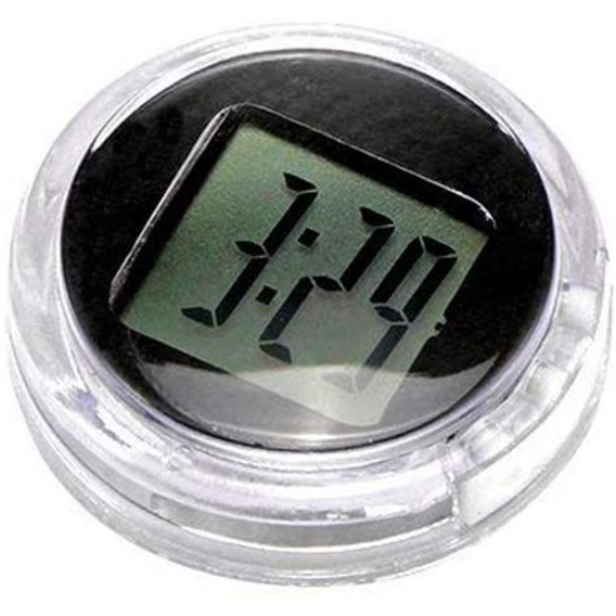 Universal Mini Motorrad Digitaluhr Uhr Wasserdichte Aufkleber Motorrad Digitaluhr [Dia.1.1 "- 2 Pack]