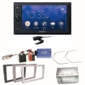 Sony XAV-V10BT Moniceiver USB Einbauset für Opel Vectra C Signum Corsa Combo