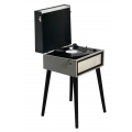 Denver VPL-150BT freistehender Retro Plattenspieler mit Bluetooth, USB, RCA-Chinch 2x3W - mit vier eleganten Standfüßen - Schall