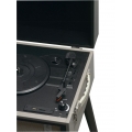 Denver VPL-150BT freistehender Retro Plattenspieler mit Bluetooth, USB, RCA-Chinch 2x3W - mit vier eleganten Standfüßen - Schall