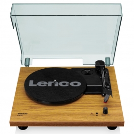 More about Lenco LS-10WD - Plattenspieler mit Riemenantrieb und Holzgehäuse - eingebaute Lautsprecher - Kopfhöreranschluß - Holz