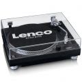 Lenco L-3809BK - Plattenspieler mit Direktantrieb - Pitch Control - USB/PC-Encoding - schwarz