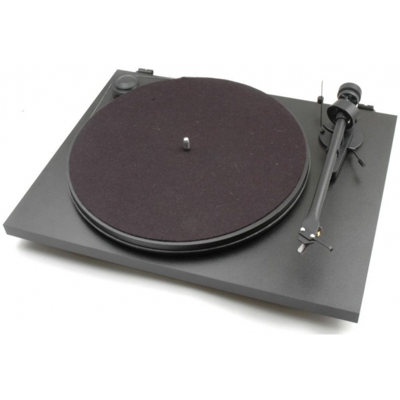 Pro-Ject Essential II Phono USB, Audio-Plattenspieler mit Riemenantrieb, Schwarz, 33,45 RPM, 0,12%, 8 g, 21,9 cm