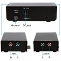 Stereo Phono-Vorverstärker PA 506 (für Plattenspieler, inkl. Netzadapter 230V/50Hz, 3000mA, Cinchkabel 0,9 m) schwarz