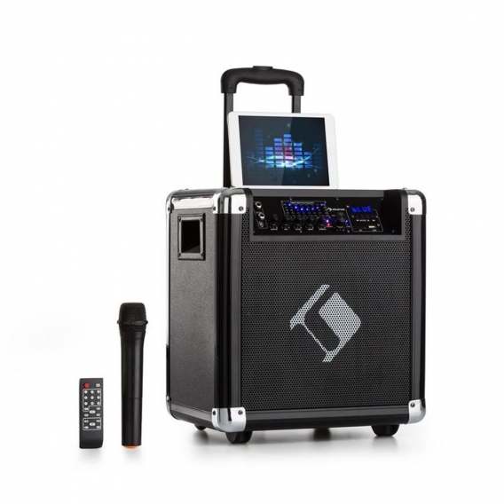 auna Moving 80 mobile 8" PA-Anlage Party BT System Karaokeanlage , XMR-Bass-Technology: 8" Woofer / 3" Tweeter / 35 W Nennleistu