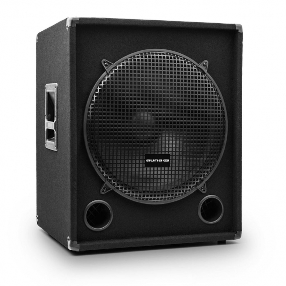 auna Pro PW-1018-SUB MKII passiver PA-Subwoofer PA-Tieftöner ,45,7 cm (18") Subwoofer ,Belastbarkeit: 600 Watt RMS / 1200 Wmax. 