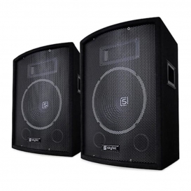 More about Skytec SL10 Passiv-Box Lautsprecher 2er-Set - 10" (25 cm) Woofer, Leistung: 150, 250 W max. 500 W Spitze, 2-Wege-Bassreflex, Pie