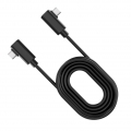 Link Kabel für  Quest 2 Rechtwinklig USB 3,2 Gen 1 VR Spiel Typ-C Stecker auf Typ-C Männlichen Kabel Größe 3 Meter Doppelwinkel