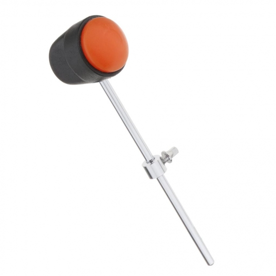 Bass Drum Pedal Hammer Beater Gummi Beater 19,5 cm Lange für Percussion Teile Accs Farbe Schwarz Orange