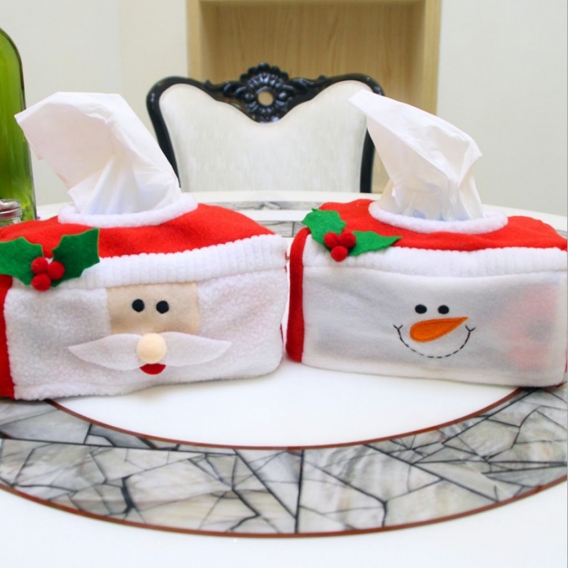 1 Stück Weihnachten Tissue Box Cover Größe Weihnachtsmann