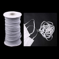 1 Rolle Elastic Stretch Cord Farbe Weiß