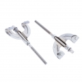 Chrome Bass Drum Claw Hooks Für Bass Drum Percussion Teile, Hohe Qualität, 8er Pack