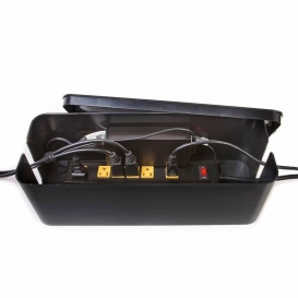 More about Kabelmanagement Box Cord Organizer 16 \"Abdeckung Verbergen Verstecken Drahtstecker Schwarz Farbe Schwarz