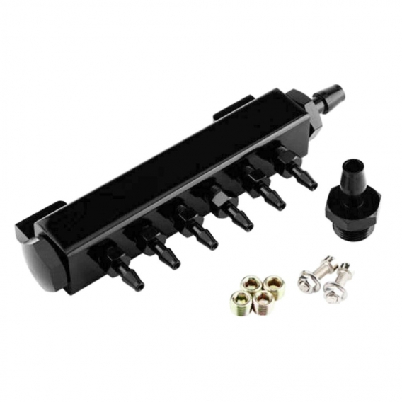 Vakuum Block Sockel 6 Port Kraftstoffeinlassblock Verteilerkit Wastegate  Boost 1/2 NPT Für Den Renneinsatz